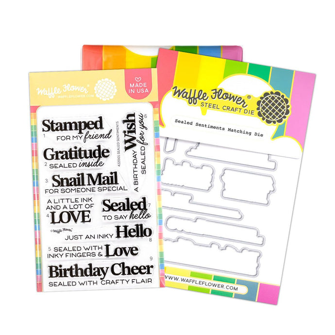 Sealed Sentiments Combo Waffle Flower WFC2001