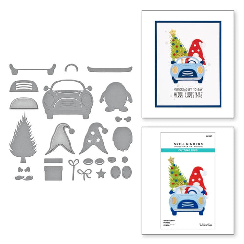 Gnome Drive Holiday Die Set Spellbinders S4-1297