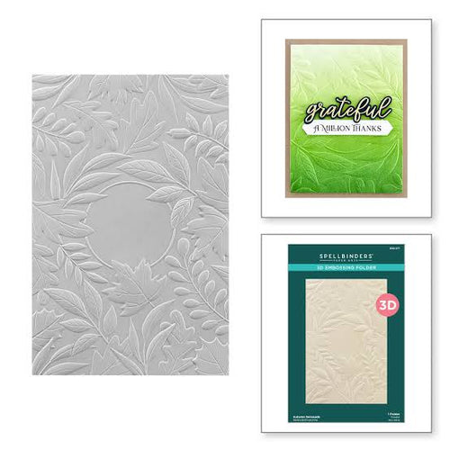 Autumn Serenade 3D Embossing Folder E3D-071