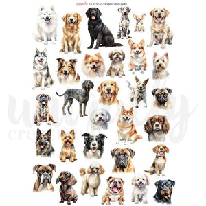 Dogs A4 Cut a part UCCS165 Uniquely Creative