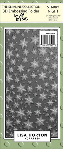 Starry Night Embossing Folder by Lisa Horton LHCEF077