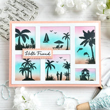 Load image into Gallery viewer, Postage Collage A6 Blocks Die Waffle Flower 421946