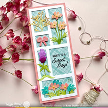 Load image into Gallery viewer, Postage Collage Slimline Blocks Die Waffle Flower 421948