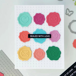 Wax Seal Die Waffle Flower 422006