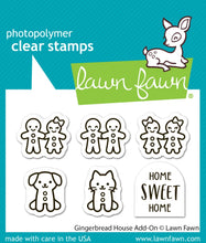 Load image into Gallery viewer, Gingerbread House Add On Stamps LF4259