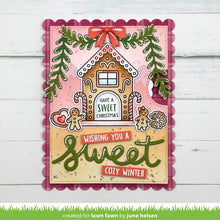 Load image into Gallery viewer, Gingerbread House Add On Stamps LF4259