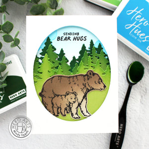 Bear Hugs Stamp & Cut DC305 Hero Arts