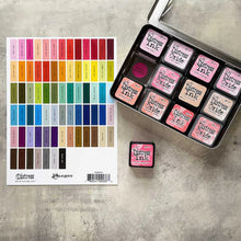 Load image into Gallery viewer, Mini Distress Ink Pad Labels - Black Writing Tim Holtz Ranger