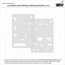 Load image into Gallery viewer, A Creature Was Stirring Colouring Stencils LF4286