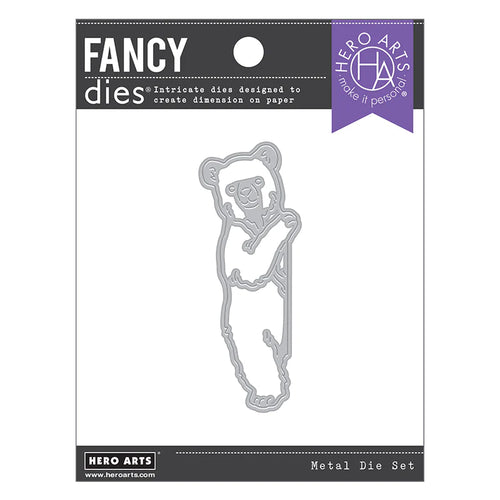 Peeking Bear Cub Fancy Die DF163 Hero Arts