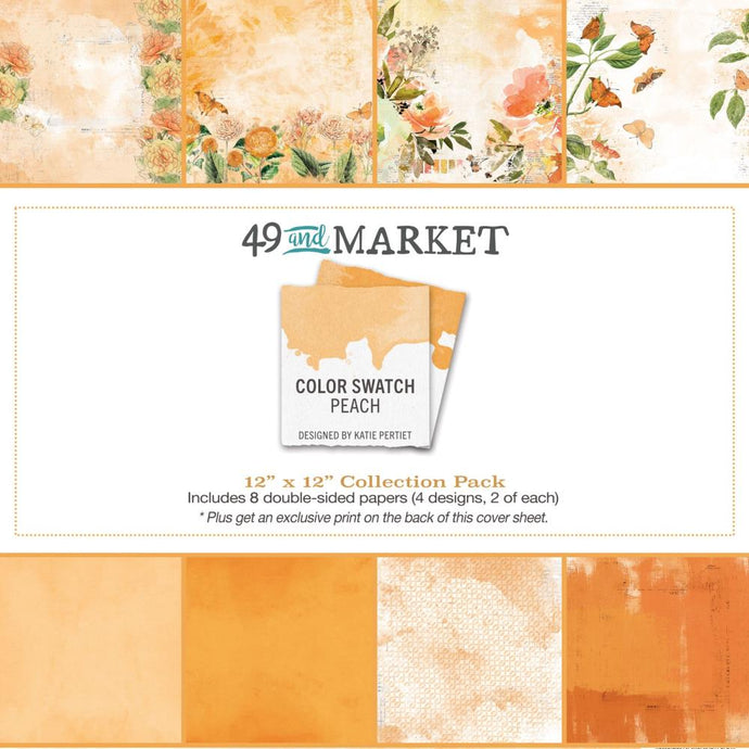 Peach - 12x12” Colour Swatch Collection Pack CSP-24890 49 & Market
