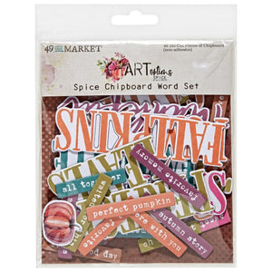 Spice - Chipboard Word Set AOS-25415 49 & Market