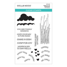 Load image into Gallery viewer, Jump for Joy Sentiments Stamps STP-239 Spellbinders