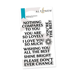 Uplifting Sentiments Clear Stamp Set ALT8121 Altenew