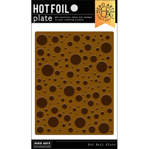 Large Circle Confetti Hot Foil Plate Hero Arts Spellbinders HF118