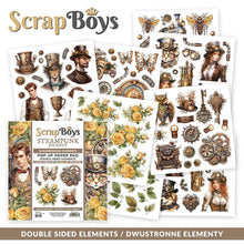Load image into Gallery viewer, Steam Punk Journey 6x6 Cut Out Paper Pad SB-STJO-11 Scrap Boys