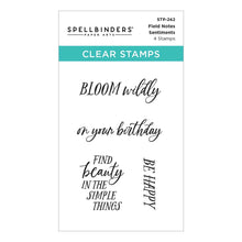 Load image into Gallery viewer, Field Notes Sentiments Spellbinders STP-242