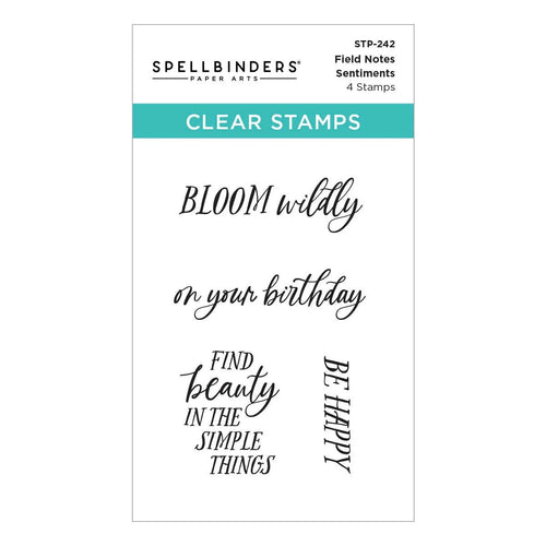 Field Notes Sentiments Spellbinders STP-242