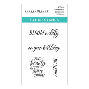 Field Notes Sentiments Spellbinders STP-242