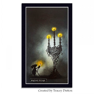 Vine Candelabra Stamp Lavinia LAV978