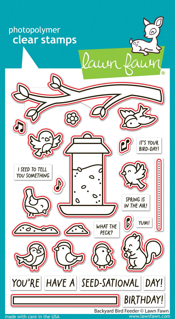 Backyard Bird Feeder Die Set Lawn Fawn LF3708