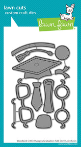 Woodland Critters Huggers Graduation Add On Die Lawn Fawn LF3728