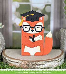 Woodland Critters Huggers Graduation Add On Die Lawn Fawn LF3728