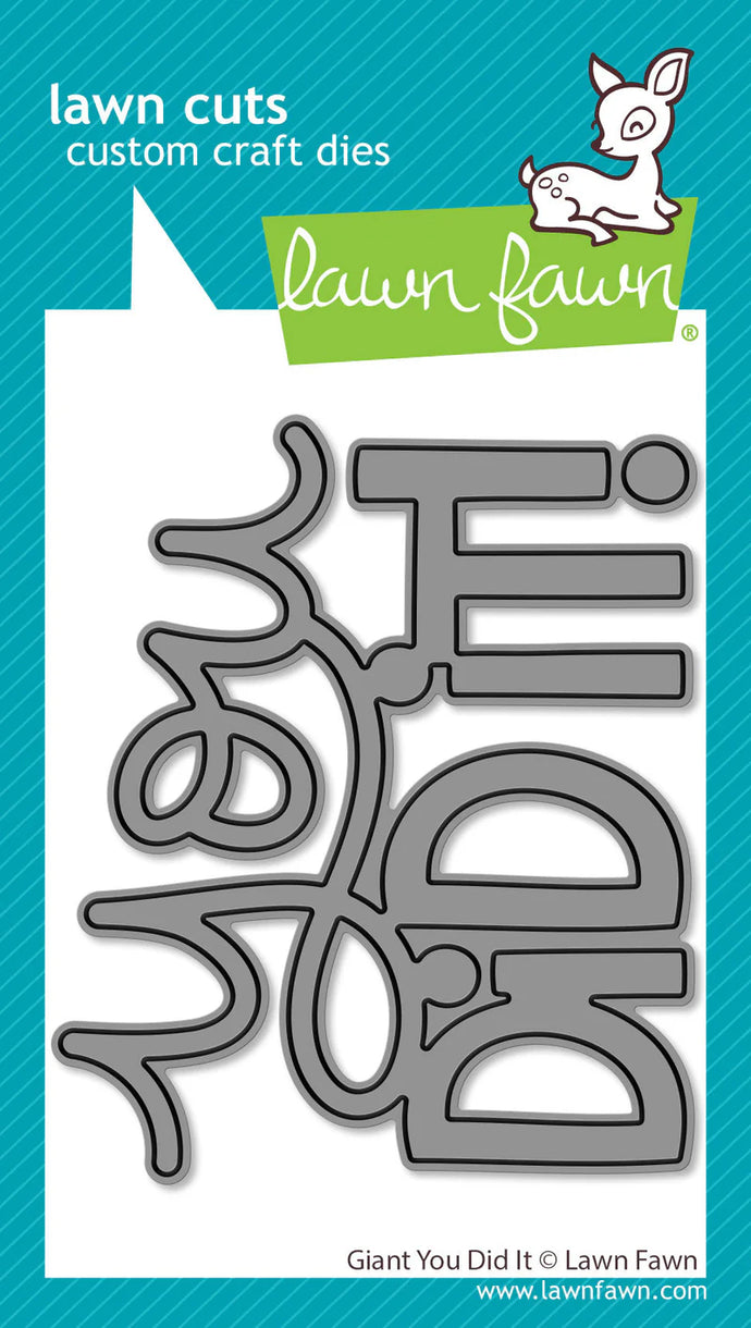 Giant You Did It Die Lawn Fawn LF3735