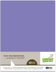 Hyacinth Cardstock 8 1/2 x 11 Lawn Fawn LF3694
