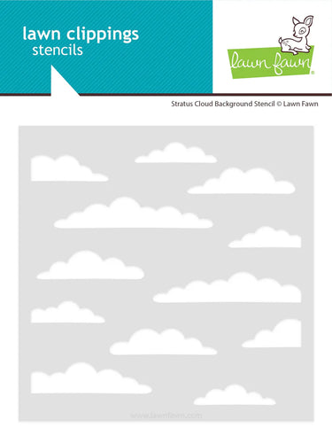 Stratus Cloud Background Stencil Lawn Fawn LF3738