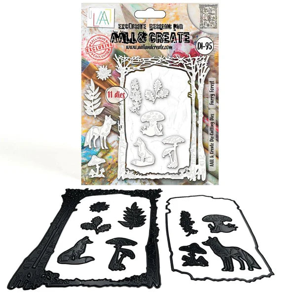 Furry Forest Cutting Dies Aall & Create DI-95