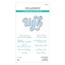 Load image into Gallery viewer, Ugh Stamp &amp; Die Cutting Set Spellbinders SDS-218