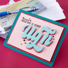 Load image into Gallery viewer, Ugh Stamp &amp; Die Cutting Set Spellbinders SDS-218