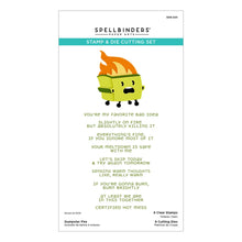 Load image into Gallery viewer, Dumpster Fire Stamp &amp; Die Cutting Set Spellbinders SDS-220