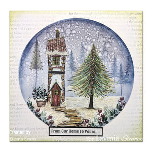 Christmas Joy Stamp LAV834 Lavinia