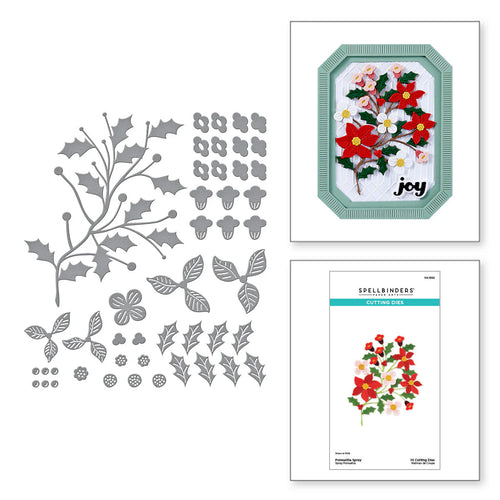 Poinsettia Spray Die Spellbinders S4-1366