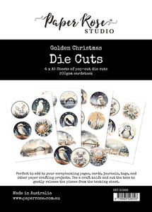 Golden Christmas Die Cuts