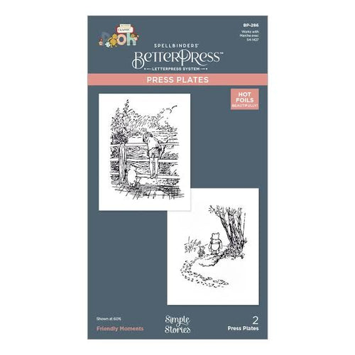 Friendly Moments BetterPress Plate Spellbinders BP-286