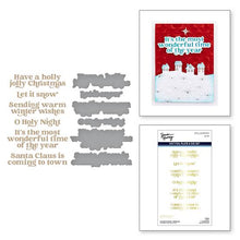 Load image into Gallery viewer, Wonderful Winter Sentiments Hotfoil Plate GLP-433 Simon Hurley and Spellbinders
