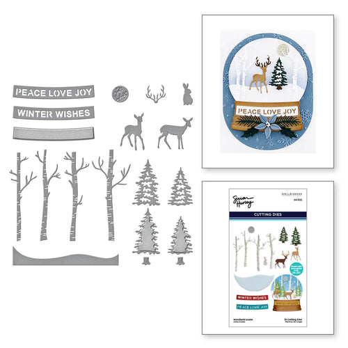 Woodland Scene Dies S4-1322 Simon Hurley & Spellbinders