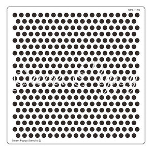 Spots Backplate Metal Stencil Sweet Poppy SP6-159