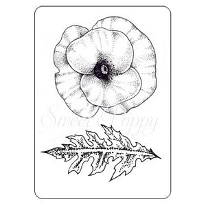 Poppy Head Stamp Sweet Poppy SPSTMP_POPPYHEAD