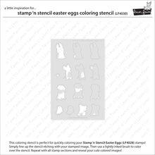Load image into Gallery viewer, Easter Eggs Colouring Stencil Lawn Fawn LF4030