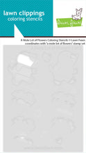 Load image into Gallery viewer, A Mole Lot Of Flowers Colouring Stencils Lawn Fawn LF4033