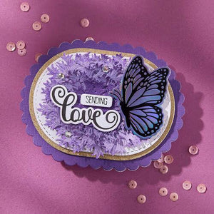 Butterfly Silhouettes BetterPress Plates BPR-028