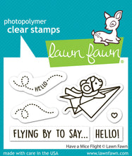 Load image into Gallery viewer, Have a Mice Flight Stamps Lawn Fawn LF4040