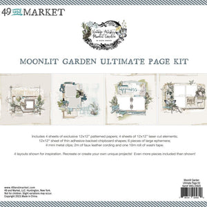 Moonlit Garden Ultimate Page Kit VMG-25620 49 & Market