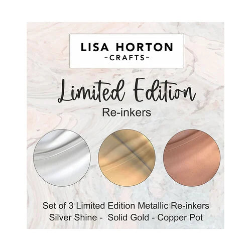 Limited Edition Re-Inkers Lisa Horton Gold, Silver and Copper