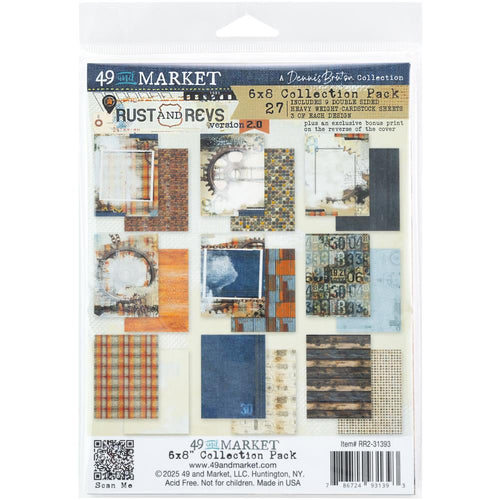 Rust & Revs V2 6x8” Paper Pack 49 & Market RR2-31393