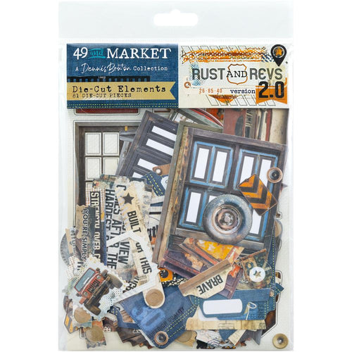 Rust & Revs V2 Elements Die Cuts 49 & Market RR2-31546